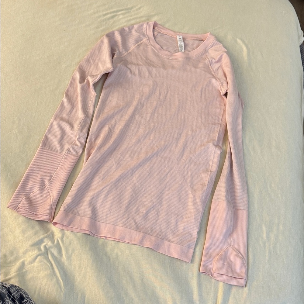 Lululemon Swiftly Longsleeve pale pink